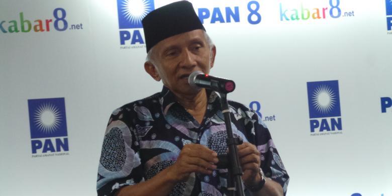 Amien Rais Kecewa jika PDI-P Lakukan Koalisi Ramping