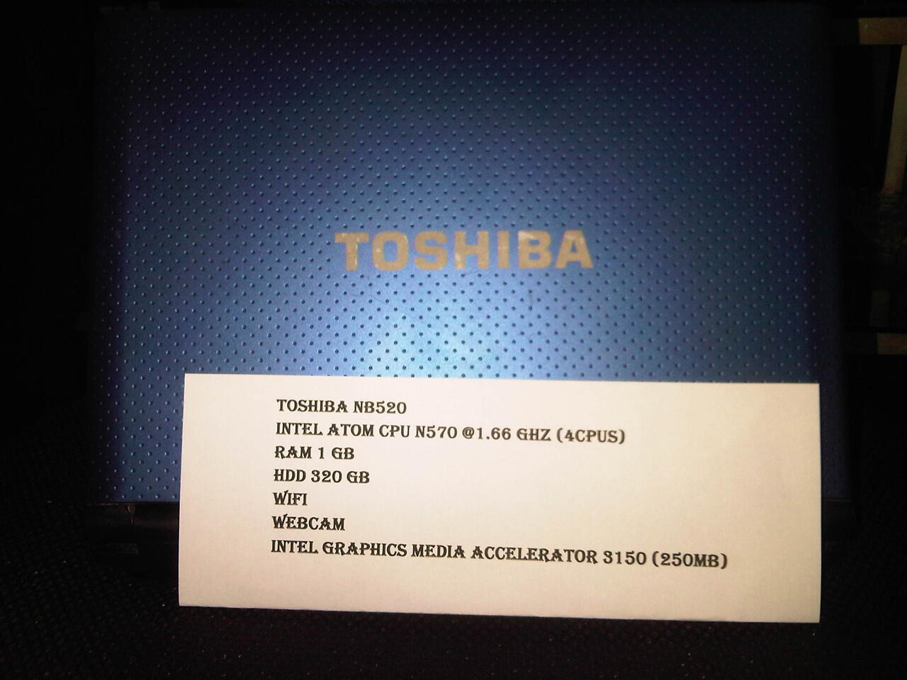 NETBOOK & LAPTOP 2ND ACER, HP, TOSHIBA, AXIOO