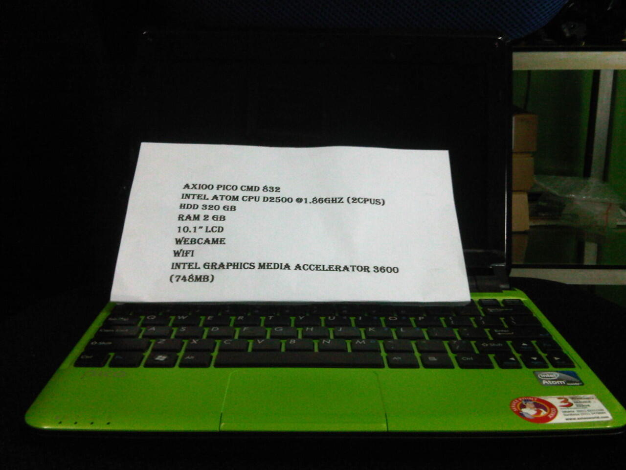 NETBOOK & LAPTOP 2ND ACER, HP, TOSHIBA, AXIOO
