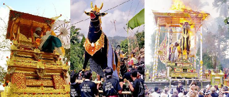 Upacara pembakaran mayat (NGABEN) di bali