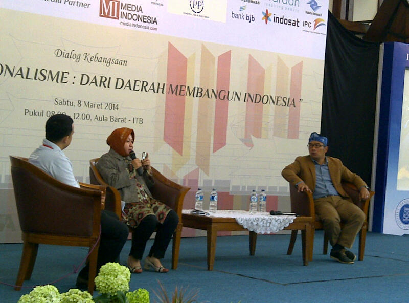 Ramai euy! Video Ridwan Kamil dan Tri Rismaharini pada acara Dialog Kebangsaan Rakern