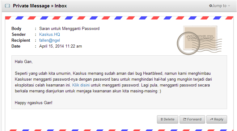 &#91;WAJIB BACA&#93; Kaskus Sudah Perbaiki Celah Keamanan &quot;Heartbleed&quot;