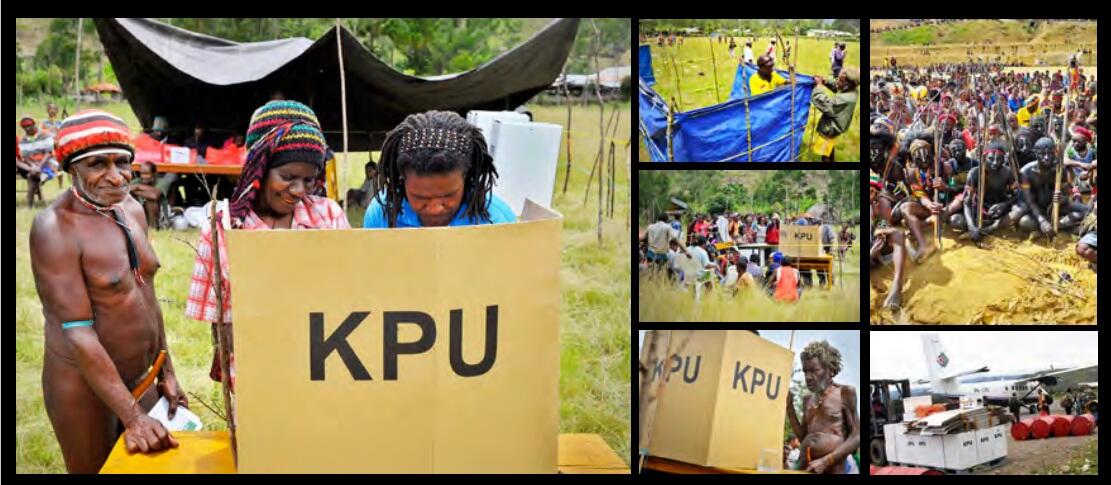 Suasana Pesta Demokrasi di Tanah Papua.Hebat!!!(Full Pict)