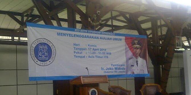 Ini Alasan Mahasiswa ITB Tolak Jokowi Masuk Kampus