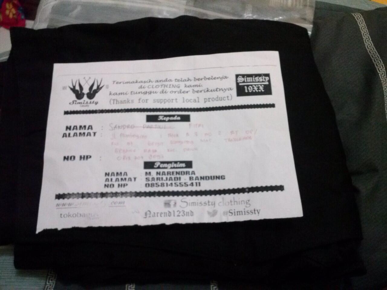 TESTIMONI DAN BUKTI PEMNGIRIMAN - SIMISSTY DARI ID NAREND123ND