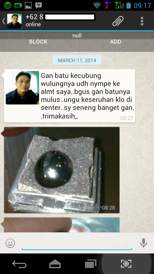 (WTS) Batu Akik Badar Lumut Istimewa