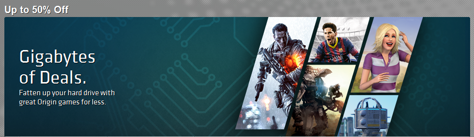 Origin : Gigabytes of Deals