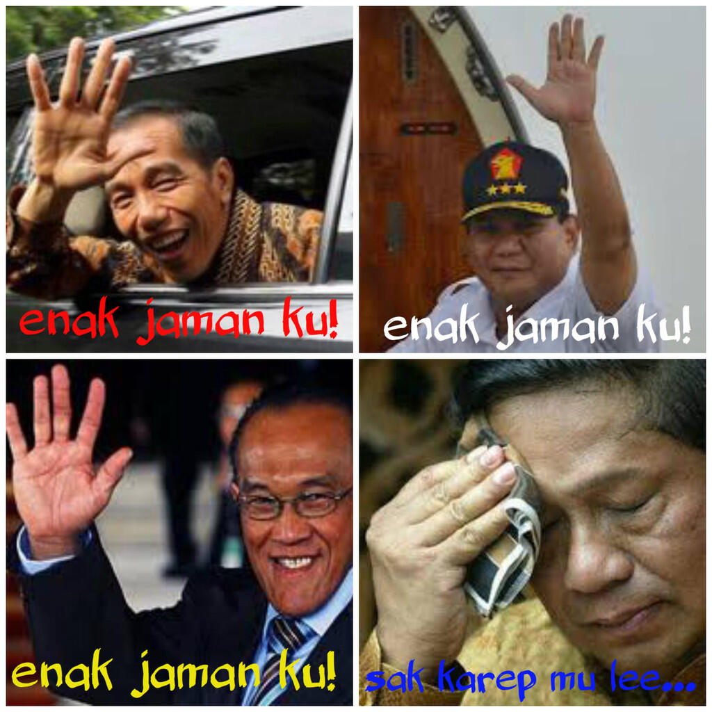 POLITIK juga perlu humor, wk wk wk ???