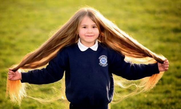 Sophie Fieldhouse Gadis Cilik yang disebut Rapunzel Nyata