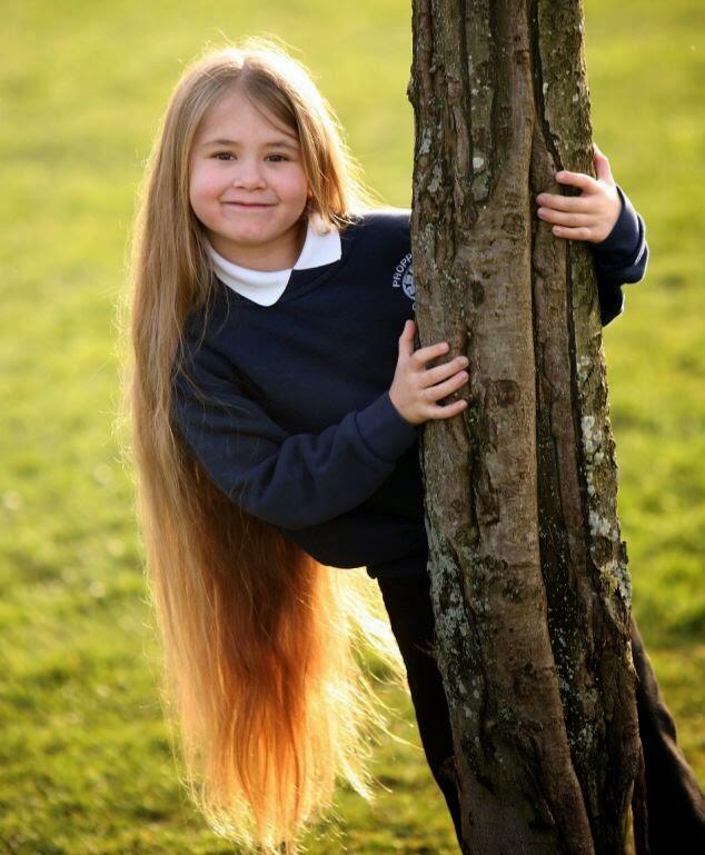 Sophie Fieldhouse Gadis Cilik yang disebut Rapunzel Nyata