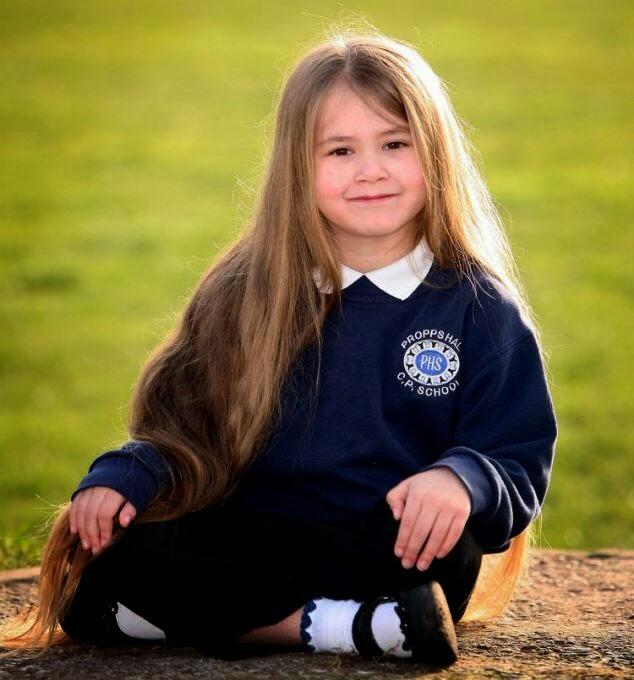 Sophie Fieldhouse Gadis Cilik yang disebut Rapunzel Nyata
