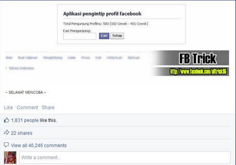 Macam-Macam Aplikasi HOAX Yang Ada di Facebook