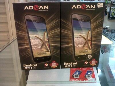 SALE GAN ADVAN S5J Quadcore 1GB RAM