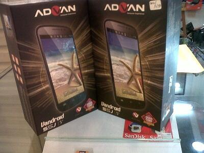 SALE GAN ADVAN S5J Quadcore 1GB RAM