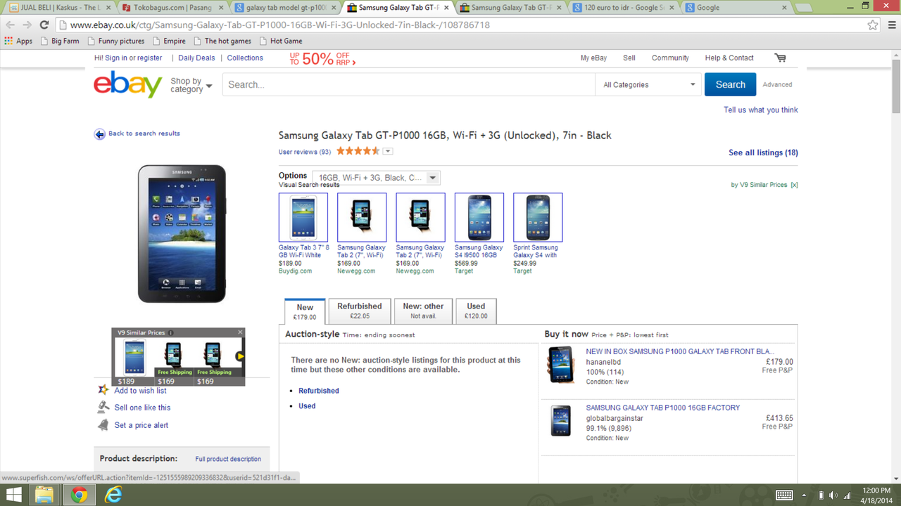 GALAXY TAB GT-P1000 MURAH MERIAH! FREE CASING,HEADPHONE AND CHARGER