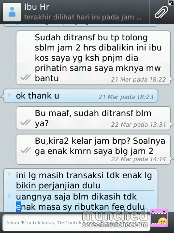 Penipuan Transaksi Sawit Oleh Herlin Rosifah