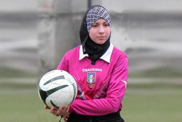 Chahida Chekkafi, Wasit Muslimah di Italia