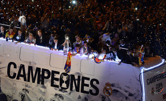 Parade Real Madrid Juara Copa del Rey