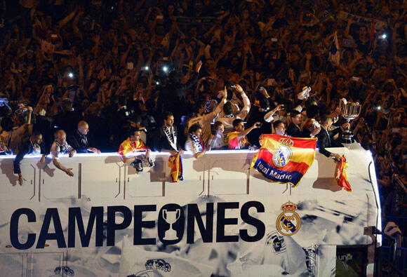 Parade Real Madrid Juara Copa del Rey