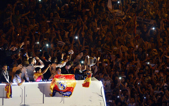 Parade Real Madrid Juara Copa del Rey