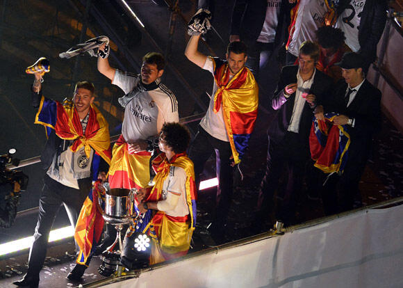 Parade Real Madrid Juara Copa del Rey