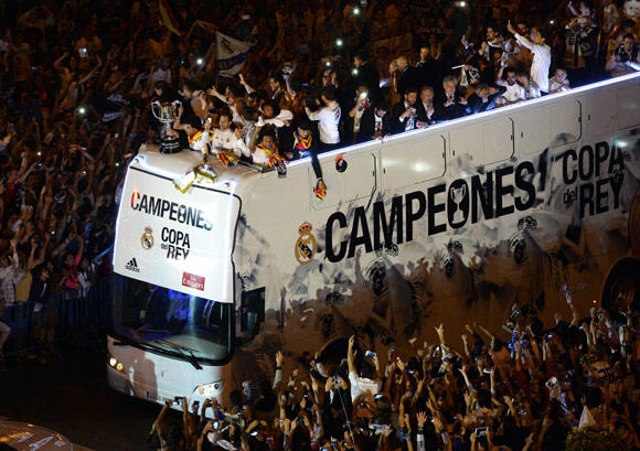 Parade Real Madrid Juara Copa del Rey