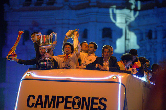 Parade Real Madrid Juara Copa del Rey