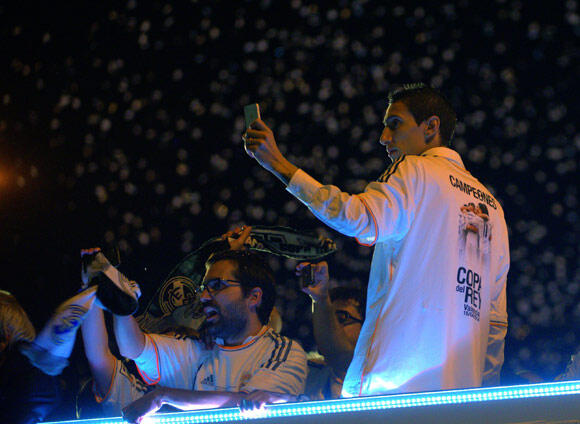 Parade Real Madrid Juara Copa del Rey