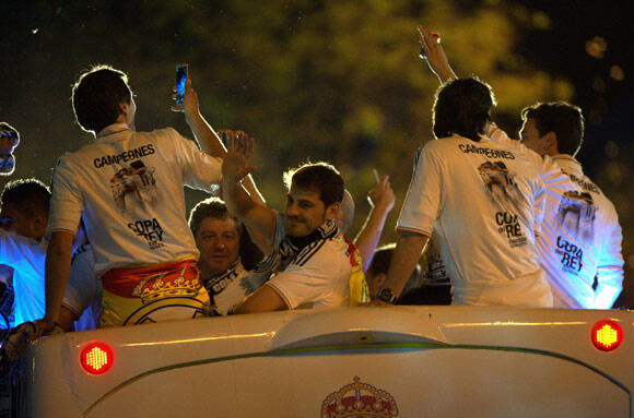 Parade Real Madrid Juara Copa del Rey