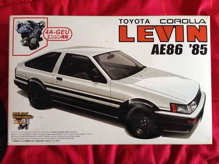 WTS : Aoshima Corolla Levin with engine