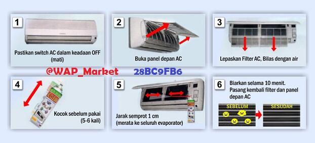 Jual Power Spray AC CLEAN