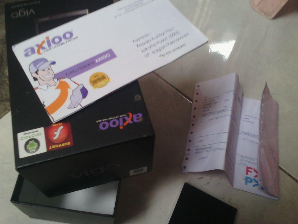 JUAL CEPAT android MURAH AXIOO VIGO 410 Surabaya SBY