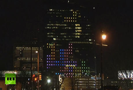 WOW..Game Tetris Terbesar di Dunia !