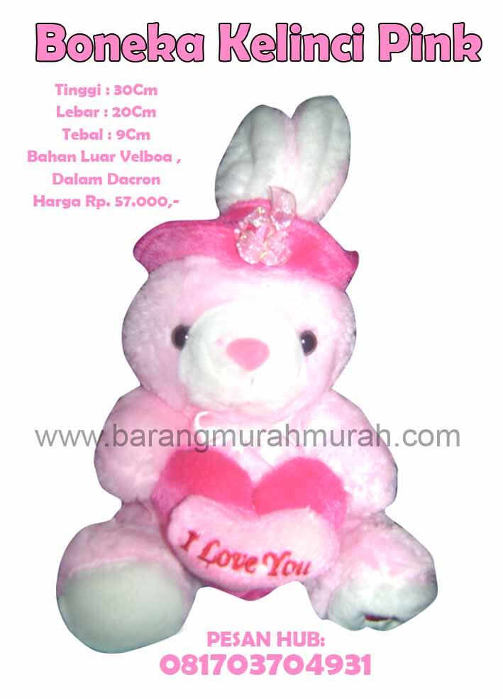 BONEKA KELINCI PINK