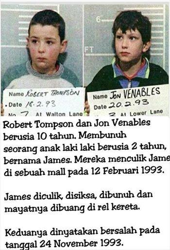 pelaku pembunuhan termuda di sepanjang sejarah pembunuhan inggris modern