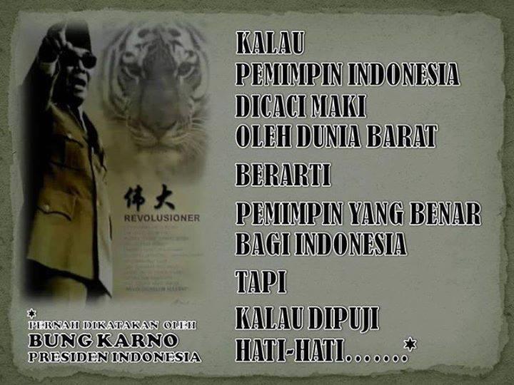 Pesan presiden pertama Soekarno.