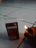 tutorial membuat Air terjun dari bungkus rokok