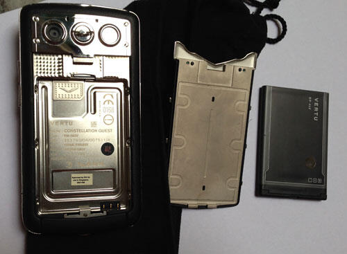 Vertu Constellation Quest Black qwerty 2nd Fullset