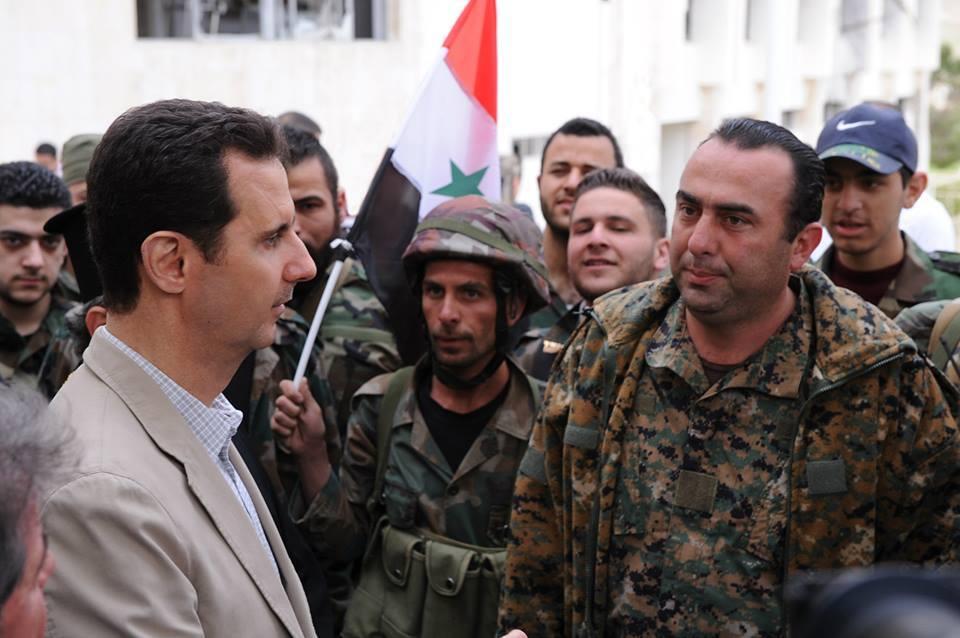 &#91;Awas Terguncang&#93; Mr. Bashar Al-Assad Mengunjungi The old Christian town Maaloula,..