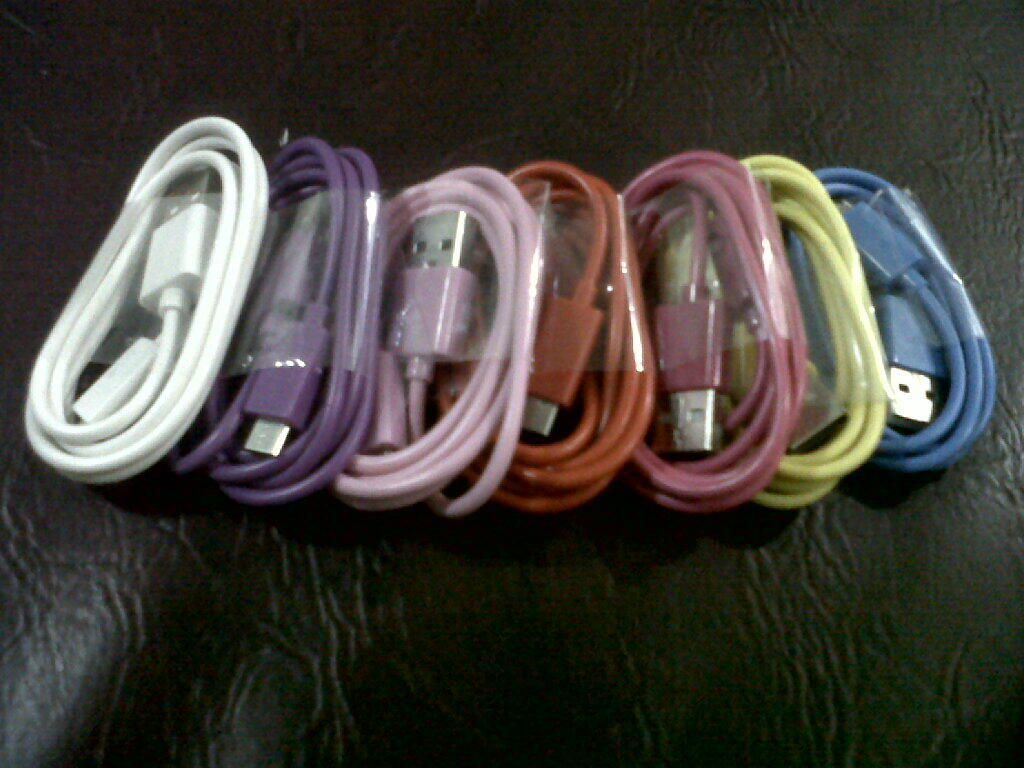 Kabel WARNA WARNI Micro USB untuk data dan Charger