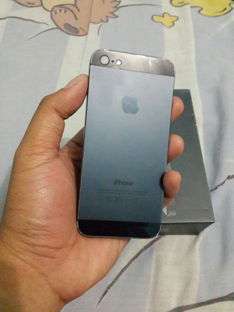 iphone 5 16gb FU Black Ex Indo Fullset Jogja