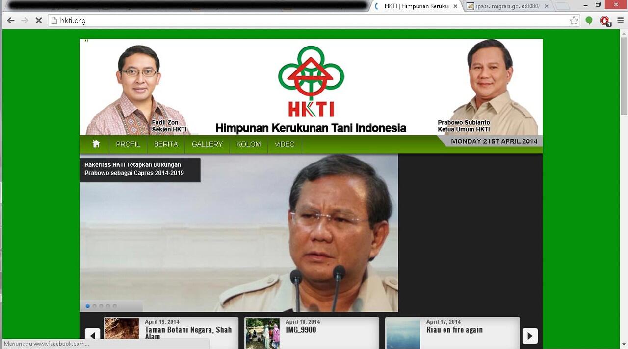 Miris HKTI.ORG di politisasi pihak tak bertanggung jawab..