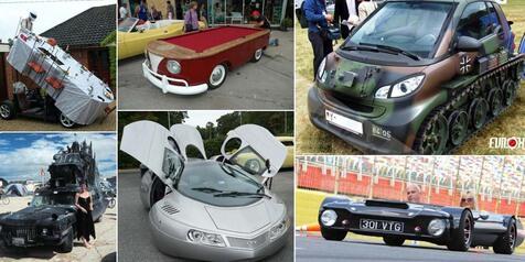 10 modifikasi mobil paling unik dan aneh di dunia