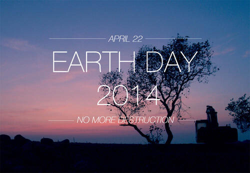 EARTH DAY 2014: Bijak Yang Sederhana