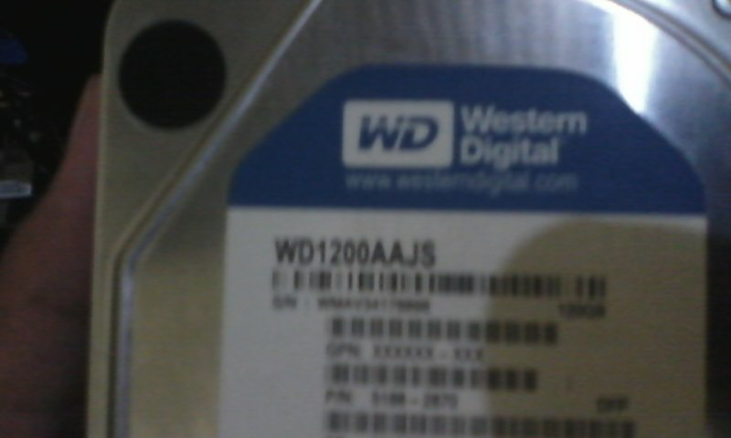 jual hardisk 2nd western digital 120gb