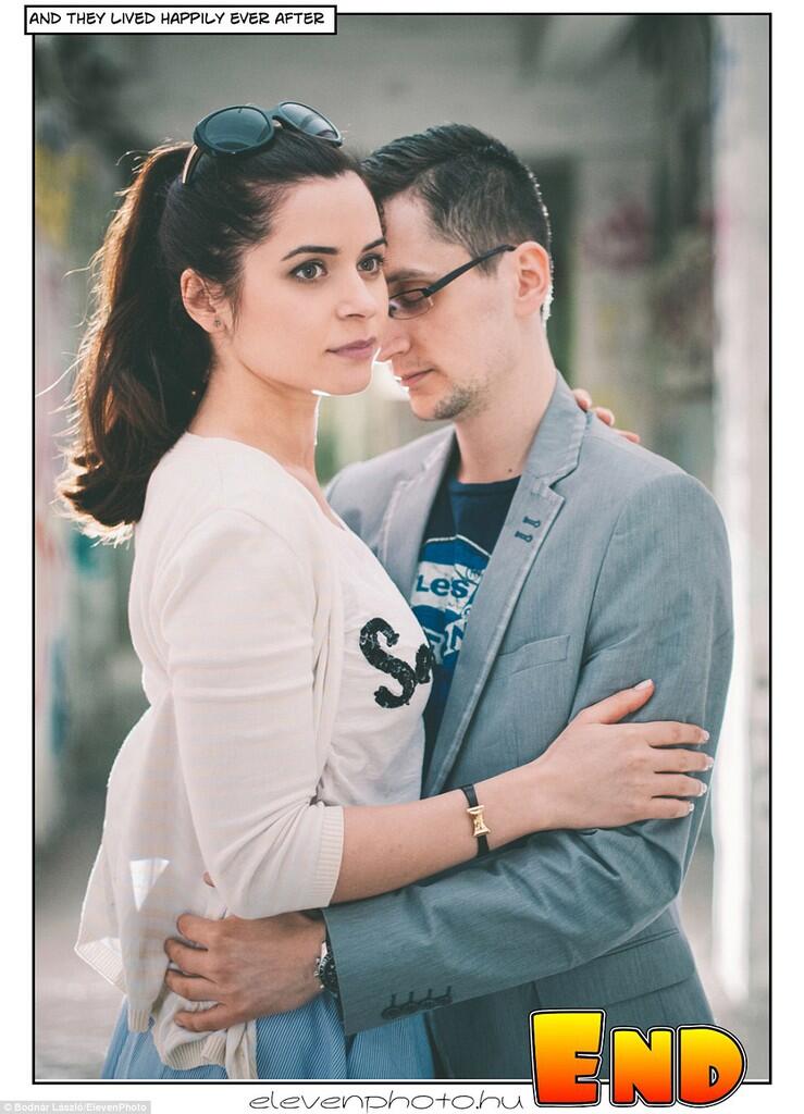 Foto Prewedding Unik ala Komik dari pasangan satu ini