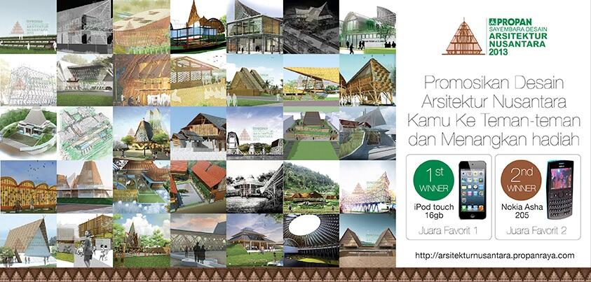 Vote for your Favorite Architect Nusantara 2013 Design