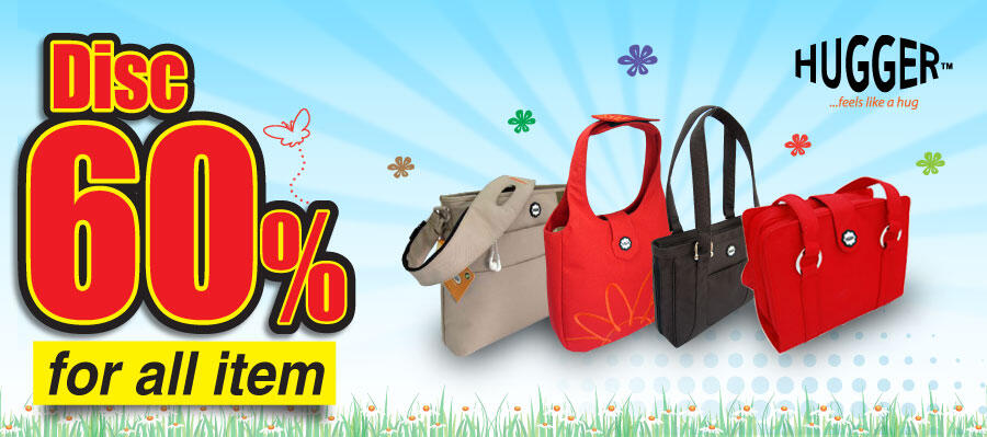 Jual Tas Laptop Hugger, DISKON 60% All Product