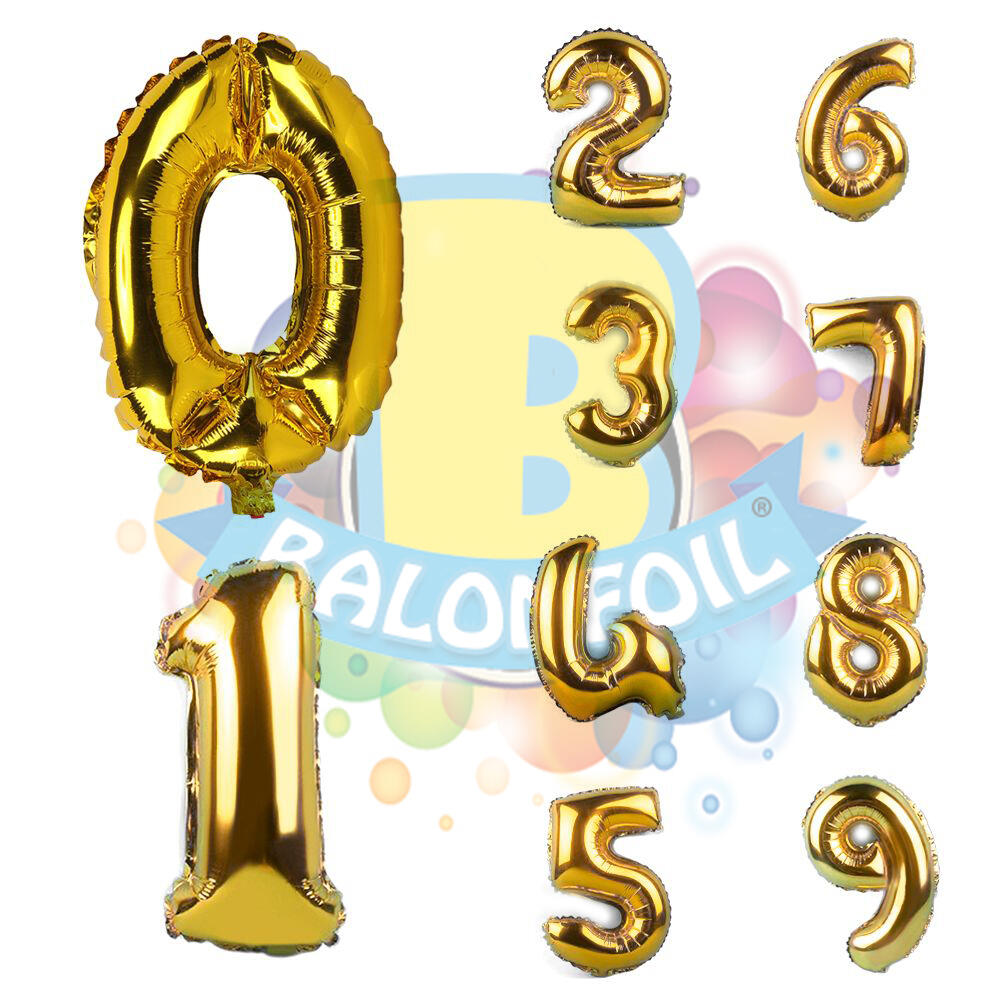 Balloon (balon) foil alphabet (huruf) A-Z utk birthday,wedding,etc. Reseller Welcome!