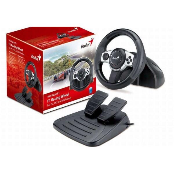 Genius Gaming Trio Racer F1 ( PS3 / Nintendo Wii / Pc Vibration )